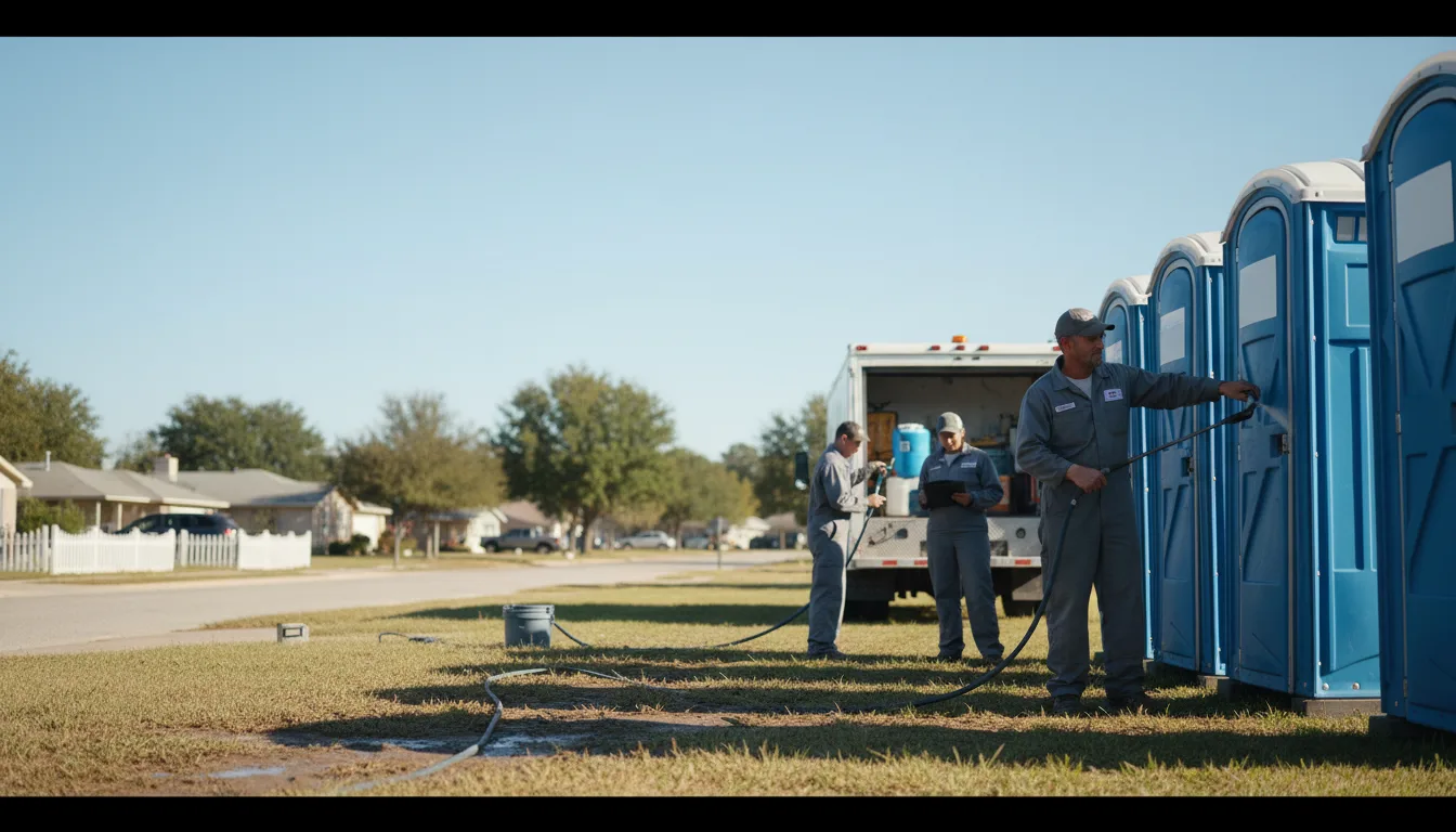 Long-Term Portable Toilet Rental in Saginaw, MI near me